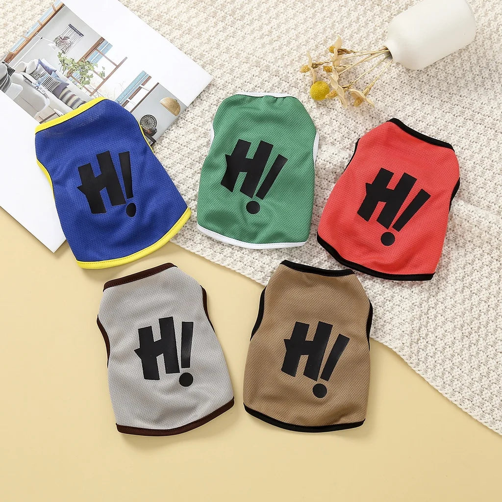 Dog Clothes Pet Shirts Puppy Soft Tank Top Sleeveless Vest Cat Apparel XS-2XL