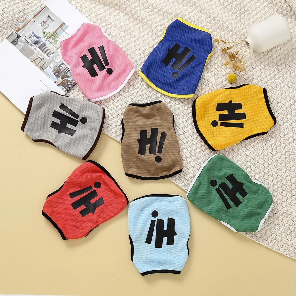 Dog Clothes Pet Shirts Puppy Soft Tank Top Sleeveless Vest Cat Apparel XS-2XL