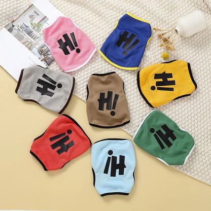 Dog Clothes Pet Shirts Puppy Soft Tank Top Sleeveless Vest Cat Apparel XS-2XL