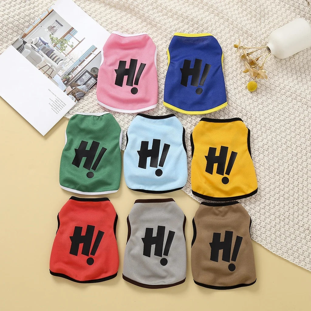 Dog Clothes Pet Shirts Puppy Soft Tank Top Sleeveless Vest Cat Apparel XS-2XL
